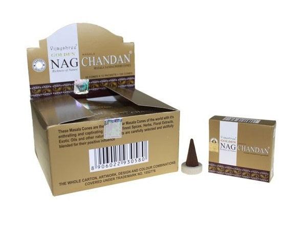 Incenso Cones - Golden Nag Chandan